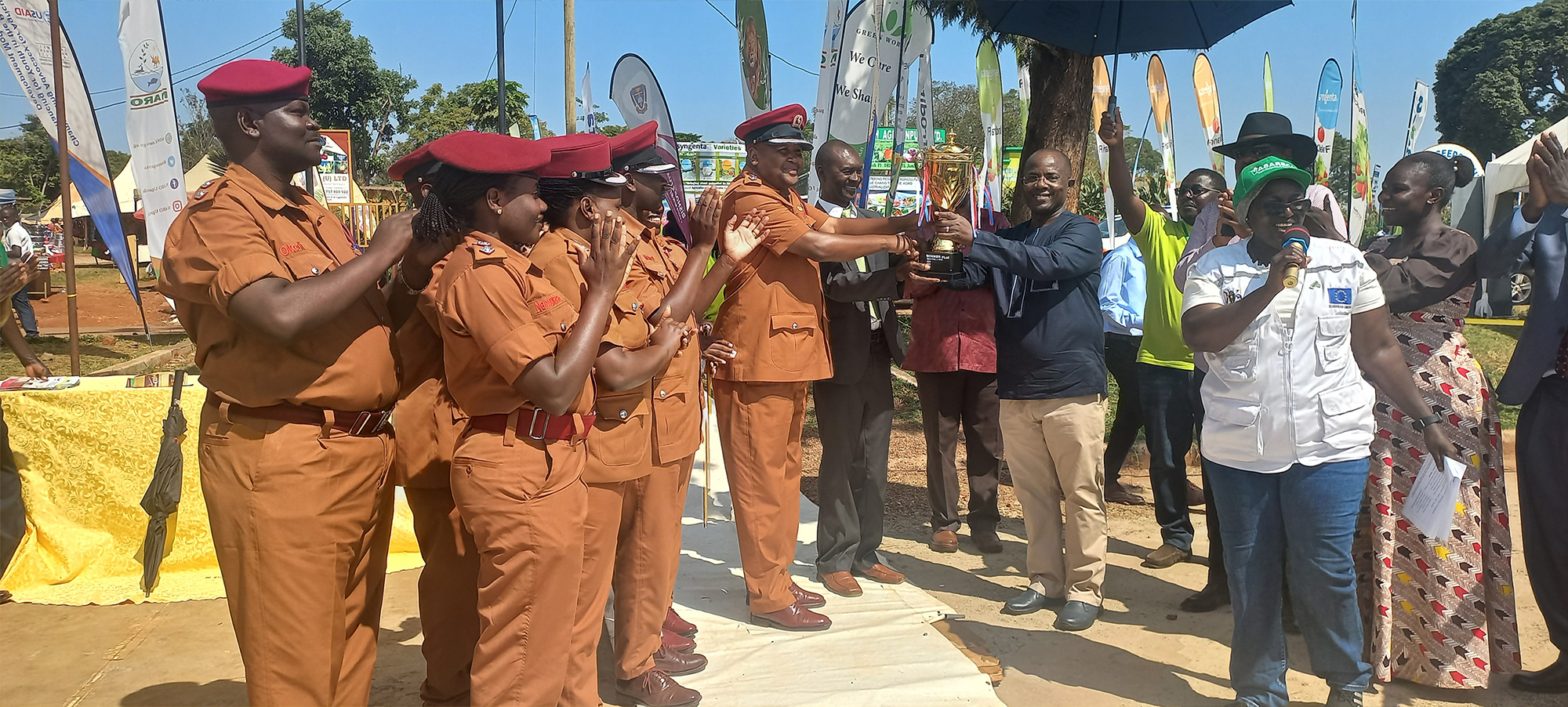 Read more about the article Hon. Kyakulaga Fred Bwino, Minister of state for Agriculture, Animal Industry and Fisheries(Agriculture) closes the 29th Agricultural Show in Jinja