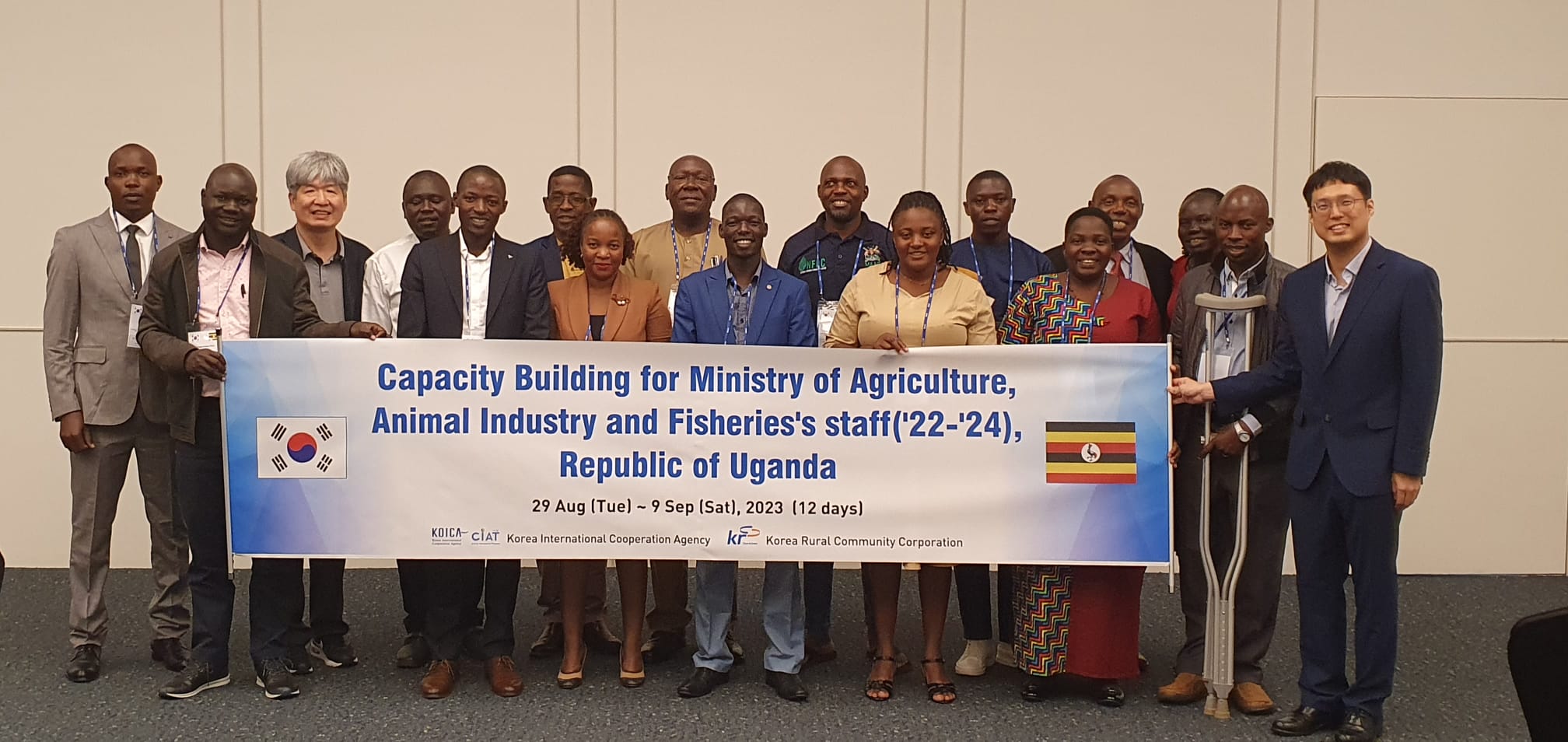 Read more about the article Capacity Building for Ministry of Agriculture, Animal Industry and Fisheries’ staff(’22-’24), Republic of Uganda